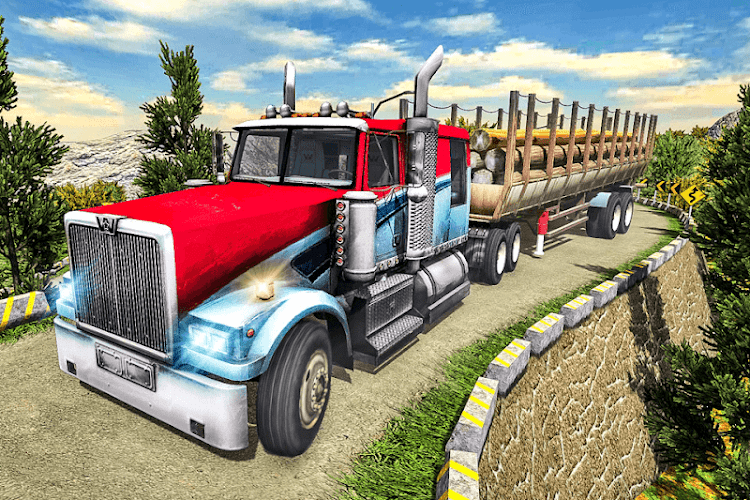 #6. Euro Cargo Transporter Truck (Android) By: Extreme Games Production