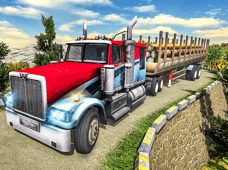 #10. Euro Cargo Transporter Truck (Android) By: Extreme Games Production