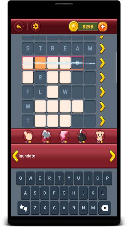 #4. Crossle: Crossword Puzzle Mix (Android) By: PocketStar