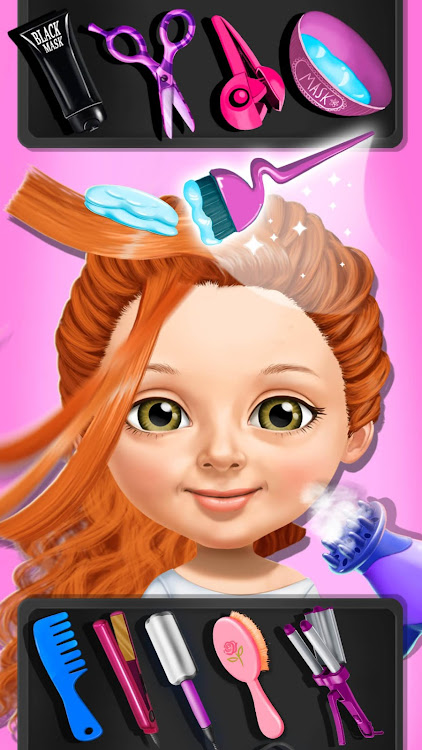 #5. Sweet Baby Girl Beauty Salon 3 (Android) By: TutoTOONS