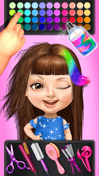 #6. Sweet Baby Girl Beauty Salon 3 (Android) By: TutoTOONS