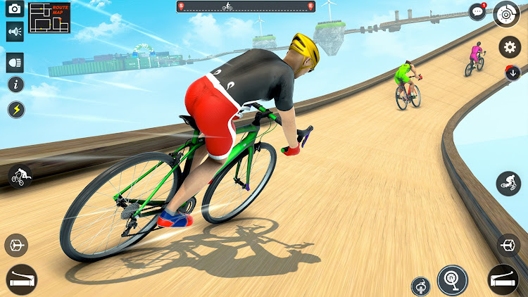 #2. BMX Cycle Stunt Game 3D (Android) By: Mustard Games Studios