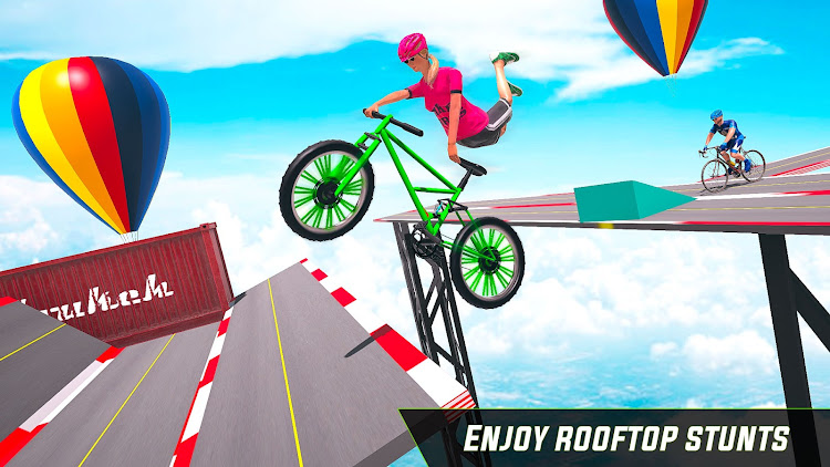 #6. BMX Cycle Stunt Game 3D (Android) By: Mustard Games Studios