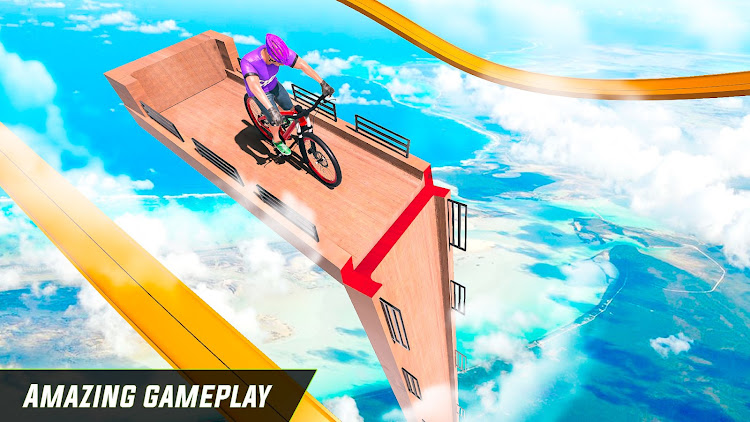 #8. BMX Cycle Stunt Game 3D (Android) By: Mustard Games Studios