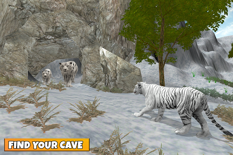 #6. Snow Tiger Game Family Survive (Android) By: i7 Games