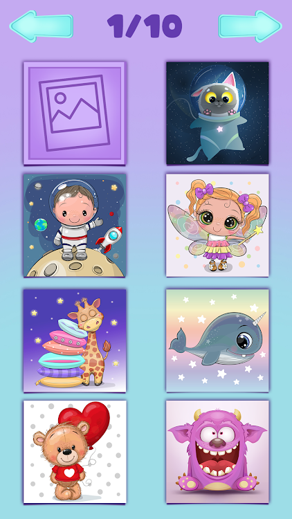 #4. Jigsaw Puzzles for Kids (Android) By: Girls Photo Editor