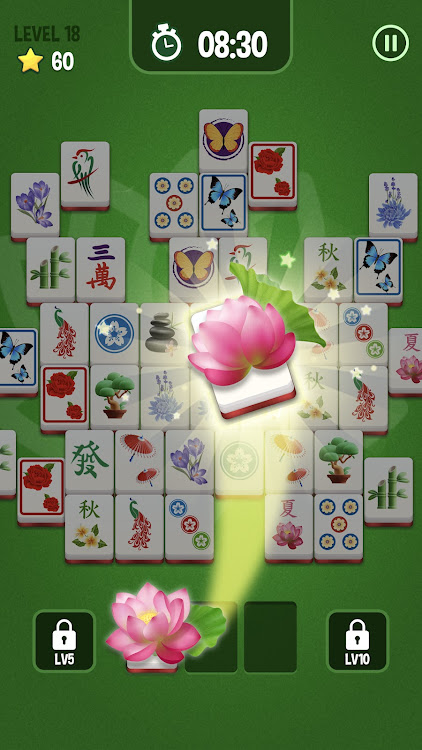 #2. Mahjong 3D Matching Puzzle (Android) By: LIHUHU PTE. LTD.