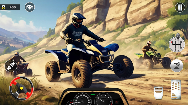 #6. ATV Quad Bike 3d:Offroad Mania (Android) By: Gameboost Studio Inc.