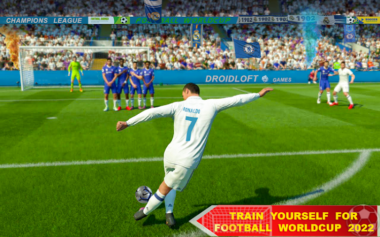 #5. Soccer Footbal Worldcup League (Android) By: Droid Loft Games