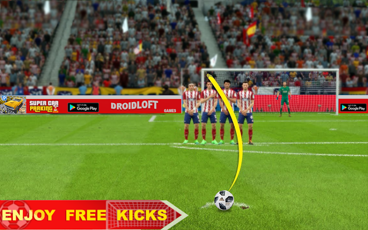 #9. Soccer Footbal Worldcup League (Android) By: Droid Loft Games