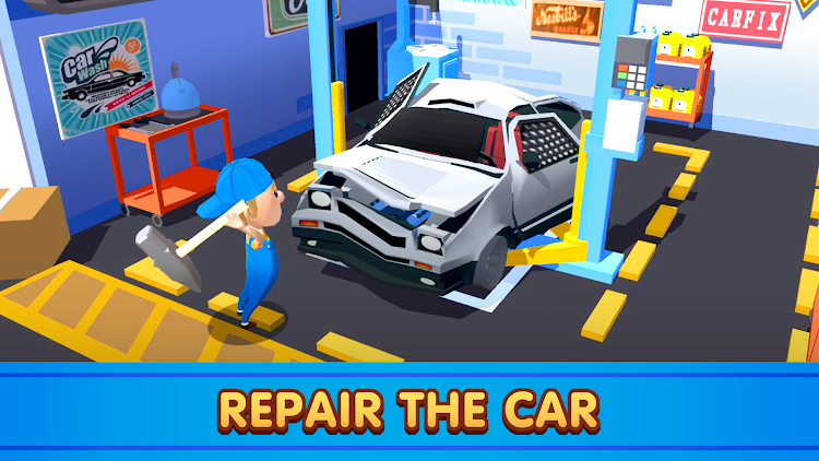 #2. Car Fix Tycoon (Android) By: Weplay Studio