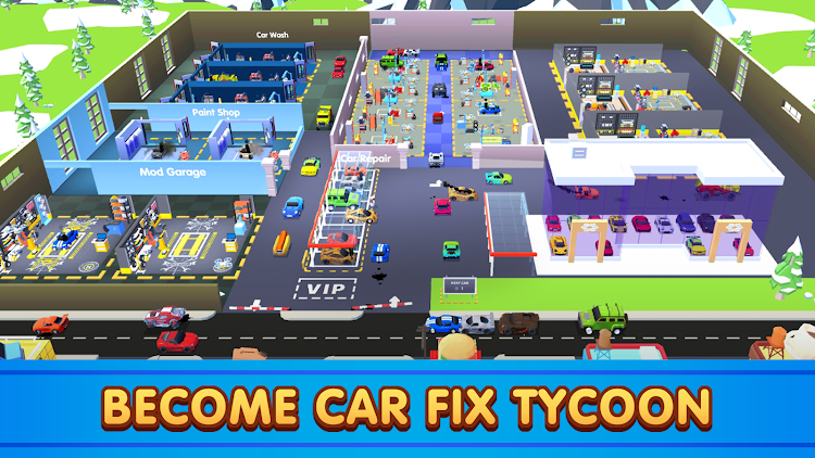 #4. Car Fix Tycoon (Android) By: Weplay Studio