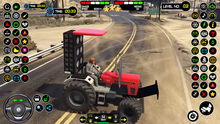 #2. US Tractor Driving Simulator (Android) By: Twins Inc.