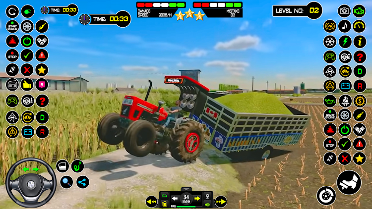 #3. US Tractor Driving Simulator (Android) By: Twins Inc.