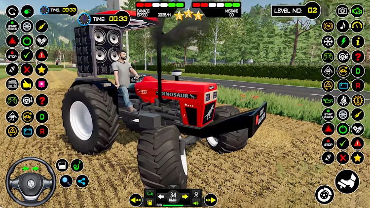 #4. US Tractor Driving Simulator (Android) By: Twins Inc.