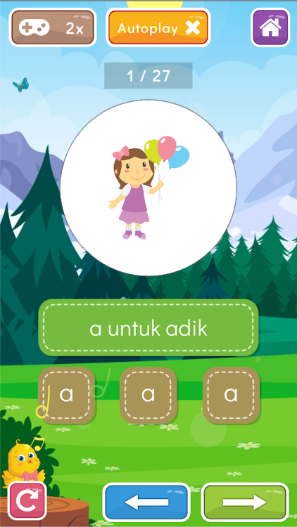 #2. Belajar ABC Fonik + Suara (B. (Android) By: Syumul Studio