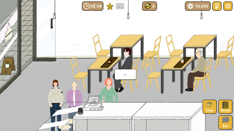 #2. Tiny Coffee Shop Story (Android) By: Mincho Games