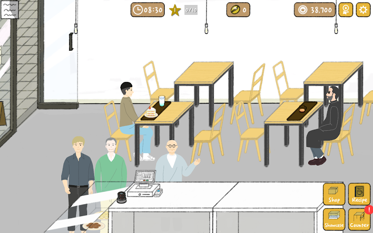 #6. Tiny Coffee Shop Story (Android) By: Mincho Games