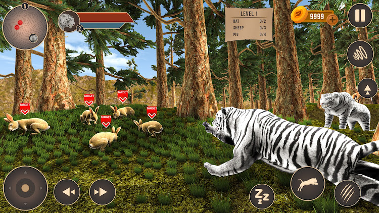 #2. Lion Games & Animal Hunting 3D (Android) By: Darwin Games