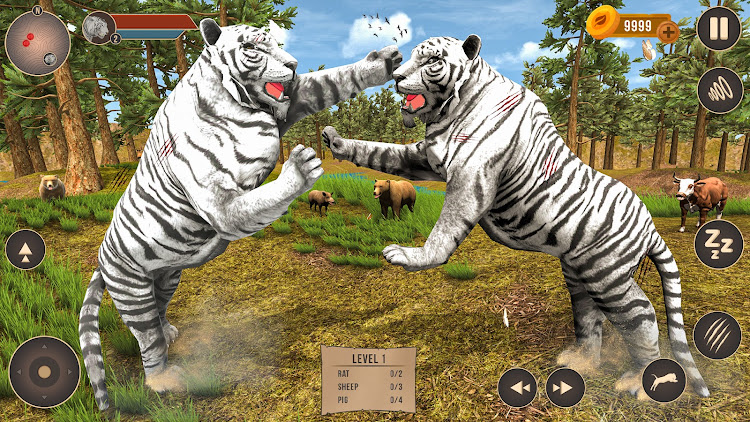 #3. Lion Games & Animal Hunting 3D (Android) By: Darwin Games