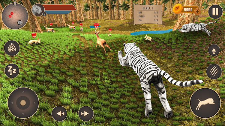 #6. Lion Games & Animal Hunting 3D (Android) By: Darwin Games