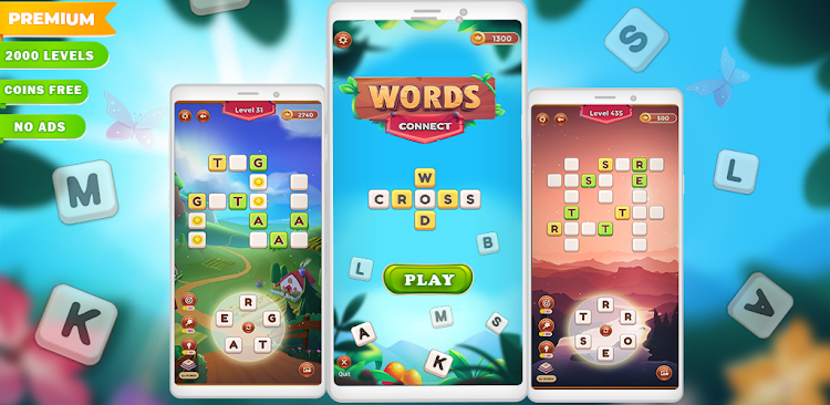 #6. Word Connect - Word Search Pro (Android) By: A.V.A - puzzles games