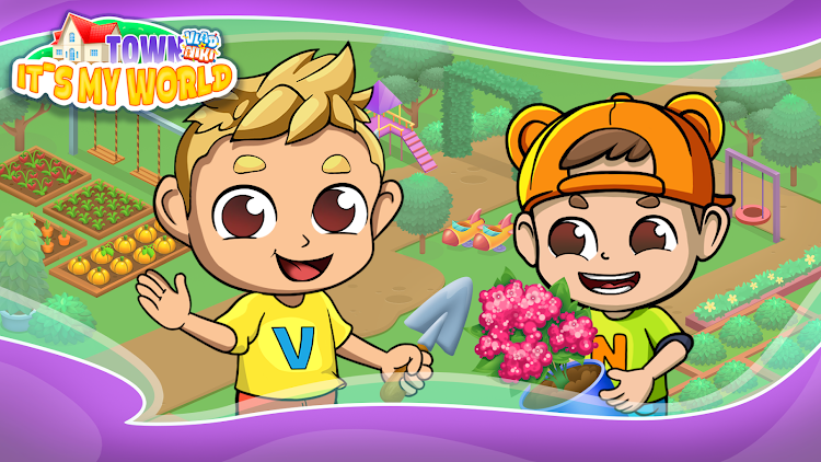 #3. Vlad&Niki Town. It's my World (Android) By: Hippo Kids Games