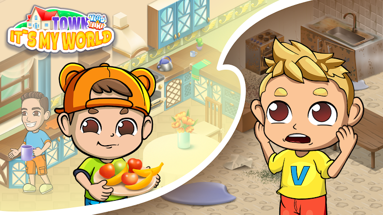 #9. Vlad&Niki Town. It's my World (Android) By: Hippo Kids Games