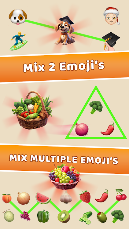 #3. Emoji Merge Puzzle (Android) By: Avanee - Word Puzzle Games