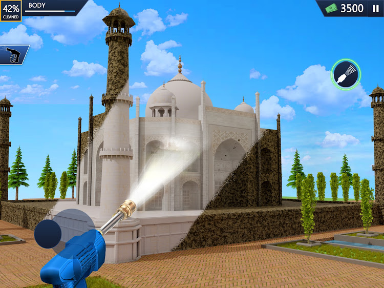 #4. Power Gun - Washing Simulator (Android) By: InfinityGames Studio