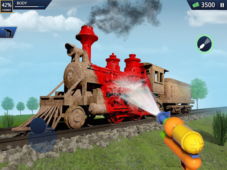 #5. Power Gun - Washing Simulator (Android) By: InfinityGames Studio