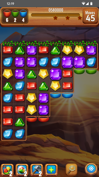 #4. Gems or jewels ? (Android) By: Time for awesome game