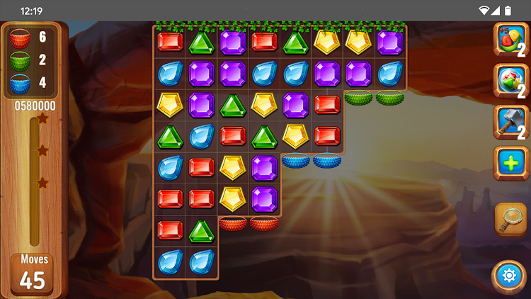 #9. Gems or jewels ? (Android) By: Time for awesome game