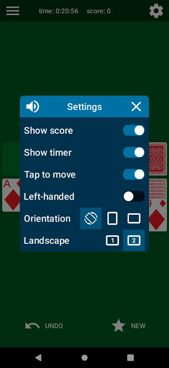 #2. Classic Solitaire Klondike (Android) By: LuckyWolfGames