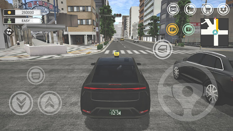 #4. Japan Taxi Simulator : Driving (Android) By: CHI Games