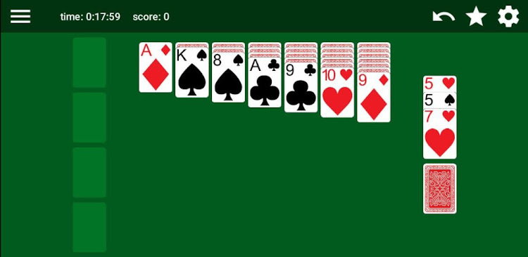 #3. Classic Solitaire Klondike (Android) By: LuckyWolfGames