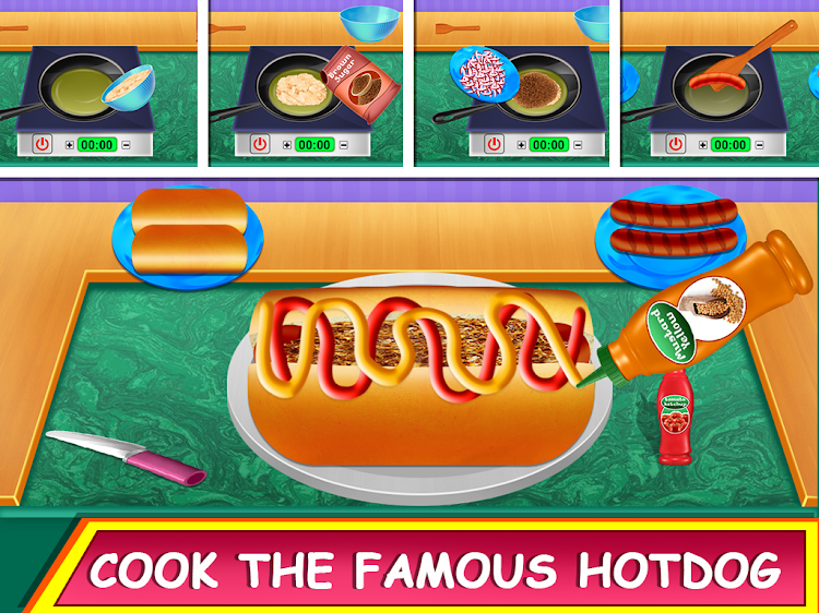 #5. Street Food Cooking - Pizza (Android) By: ENVR Games Studio