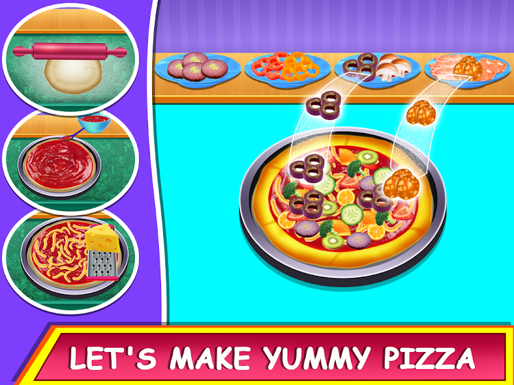 #6. Street Food Cooking - Pizza (Android) By: ENVR Games Studio