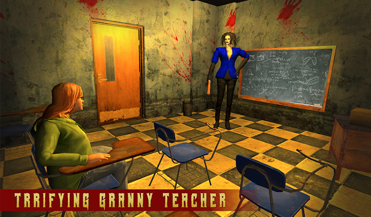 #8. Terrifying Teacher Granny Game (Android) By: Yoohaan Games