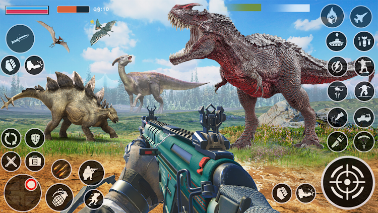 #2. Wild Dino Hunting: Zoo Hunter (Android) By: Game Finale