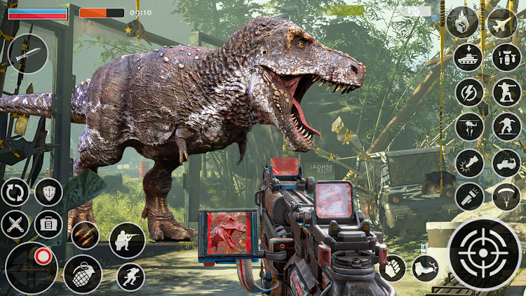 #5. Wild Dino Hunting: Zoo Hunter (Android) By: Game Finale