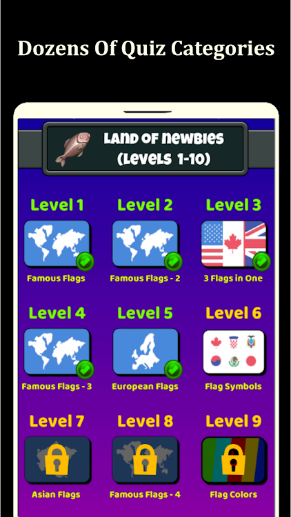 #5. World Flags Quiz Game (Android) By: Gusta Gaming