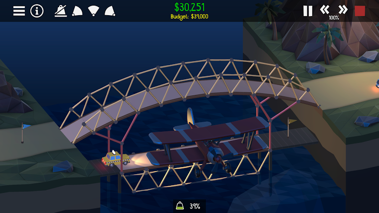 #3. Poly Bridge 2 (Android) By: Dry Cactus Limited