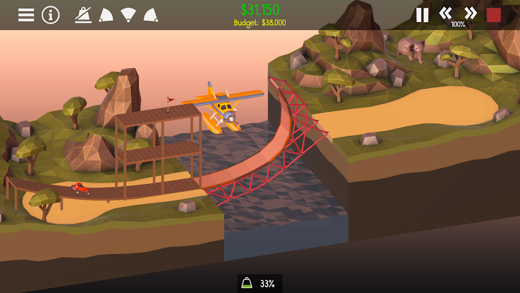 #6. Poly Bridge 2 (Android) By: Dry Cactus Limited