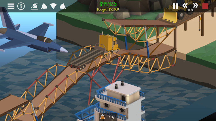 #7. Poly Bridge 2 (Android) By: Dry Cactus Limited