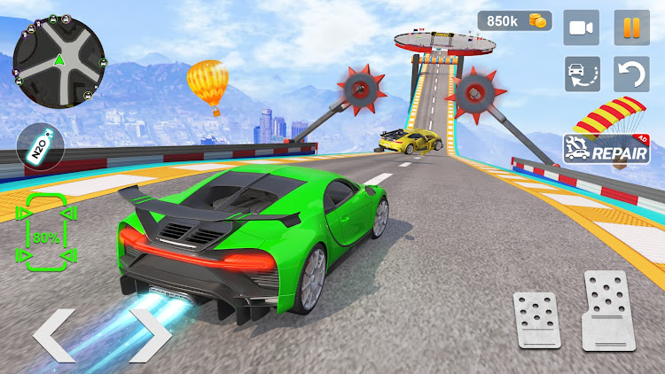 #2. Car Crash Games Mega Car Games (Android) By: GamePark