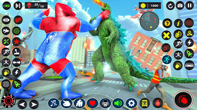 #5. Godzilla Vs King Kong Game (Android) By: Rahim gaming studio