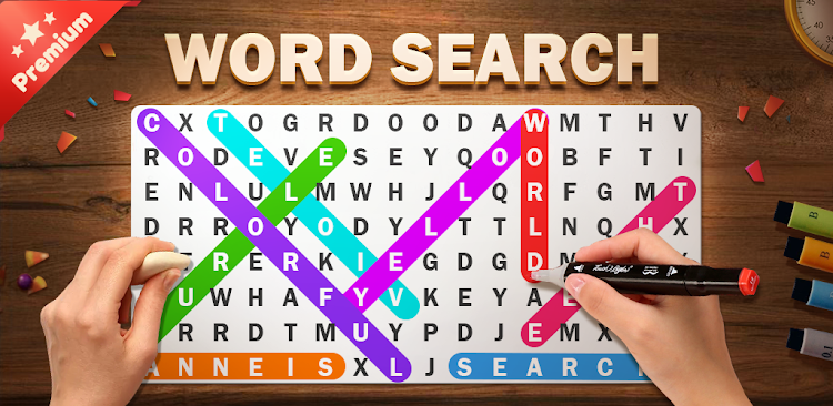 #9. Words Search - Premium (Android) By: A.V.A - Smart Games