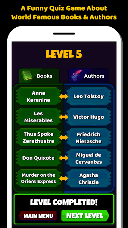 #10. Books And Authors Quiz Game (Android) By: Gusta Gaming