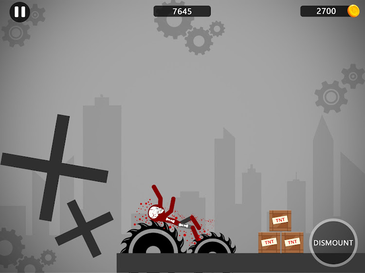 #5. Stickman Ragdoll Dismount Flip (Android) By: InfinityGames Studio